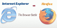 Internet Explorer vs Firefox - The Browser Battle Internet Explorer vs Firefox - The Browser Battle