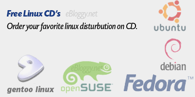 Free Linux CD Ubuntu, Fedora, Debian, Gentoo and many more.