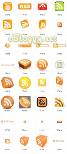 Free RSS Icons for Blogs and Websites