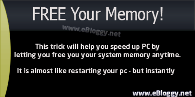 Free System Memory - Speed up your computer.