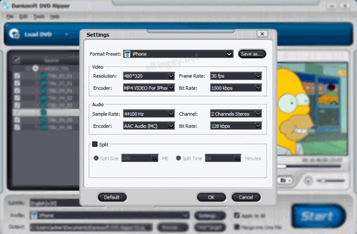 Daniusoft Dvd Ripper Review and Giveaway Snaphot2