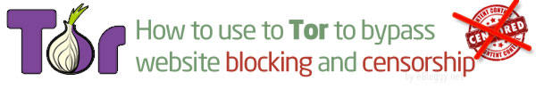 How to use Tor to bypass website blocking and censorship